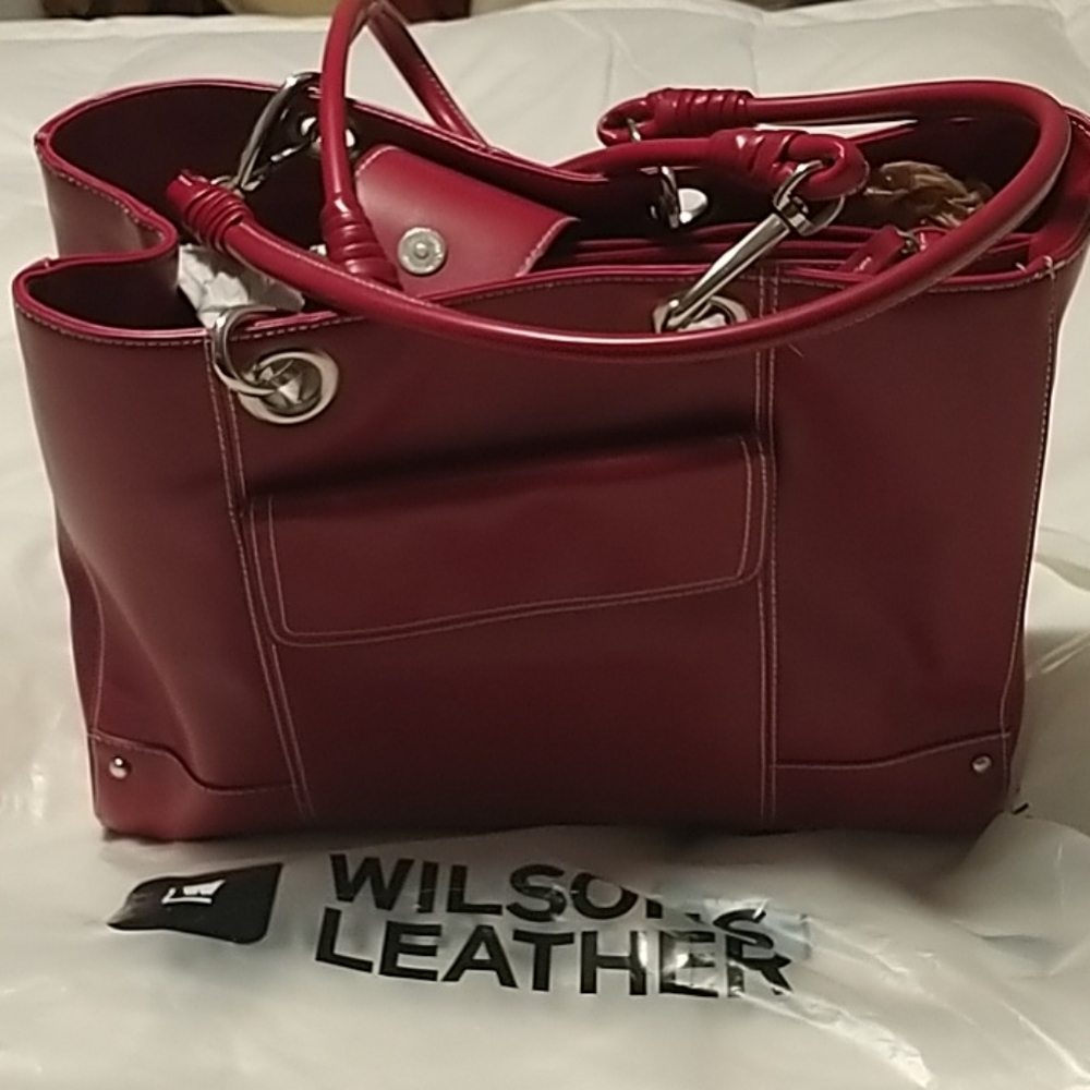 Wilson's genuine leather oversized tote.